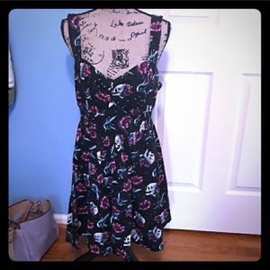 Skull and flower dress